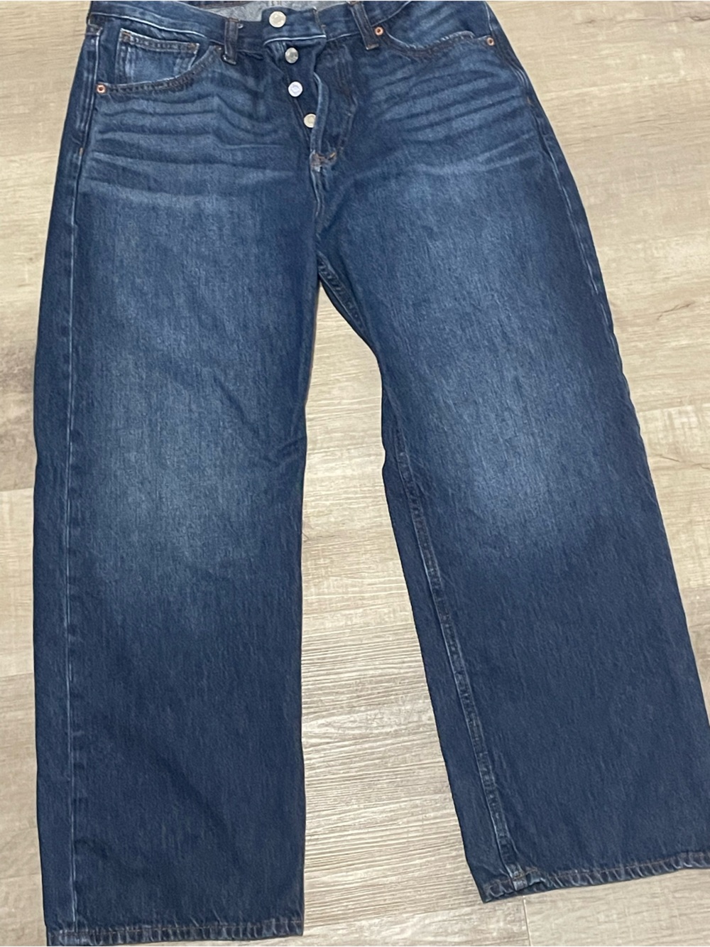 GAP Straight-Leg Indigo Blue Jeans